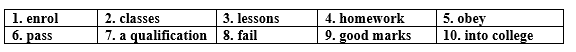 Tiếng Anh 8 Unit 6 Vocabulary: Schools and exams 2 2