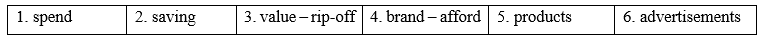 Tiếng Anh 9 Unit 3 Vocabulary: Money and marketing 3 1