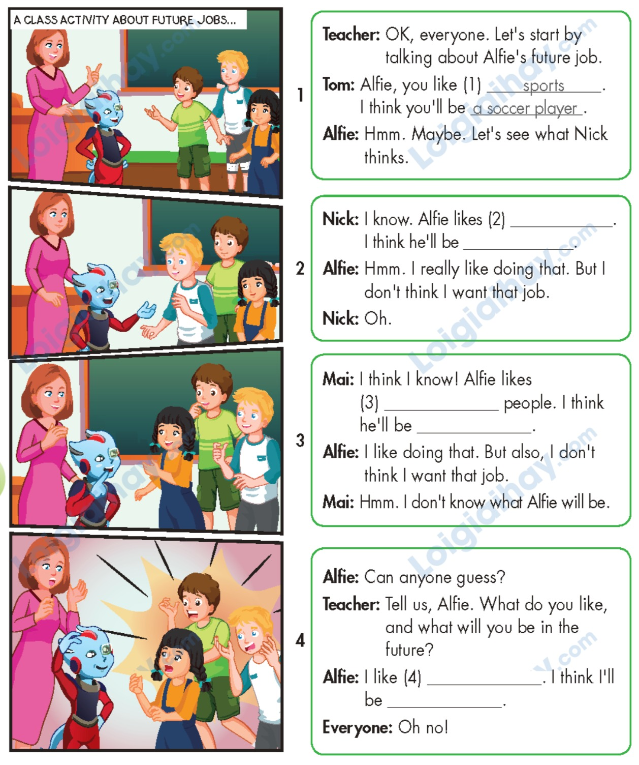 Tiếng anh lớp 5 Unit 7 lesson 2 trang 95 iLearn Smart Start 7 1